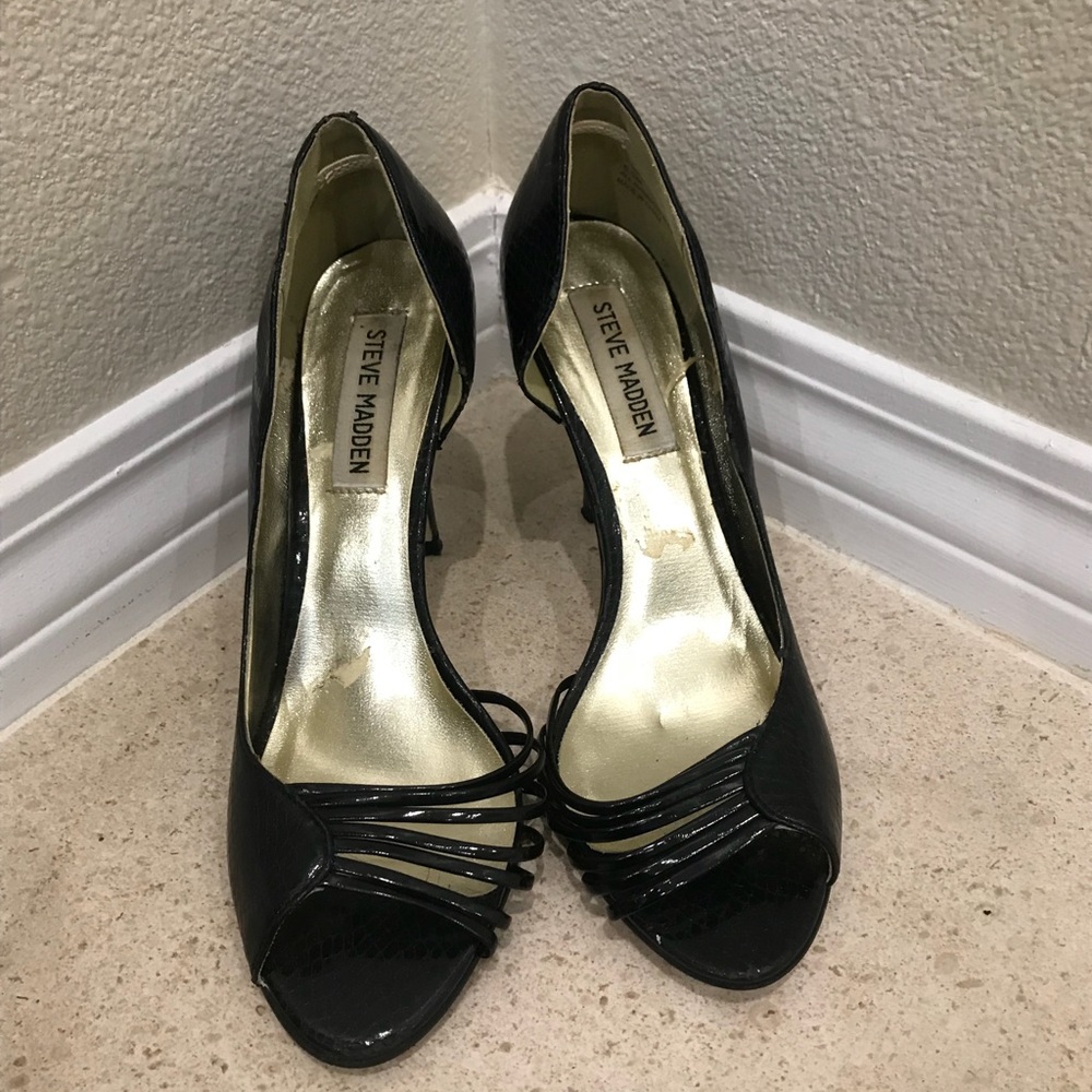 Steve Madden open toe heels size 7